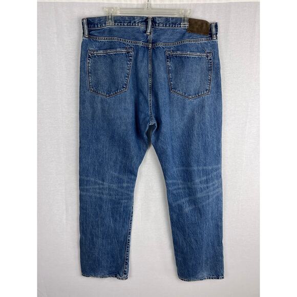 Todd Snyder Jeans Mens Classic Fit Selvedge Denim Casual Grunge Distressed Fall - Picture 2 of 11